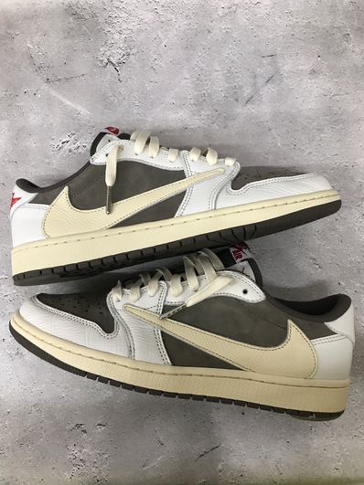 Travis Scott × Nike Air Jordan 1 Low OG SP "Reverse Mocha/Sail and Ridgerock"