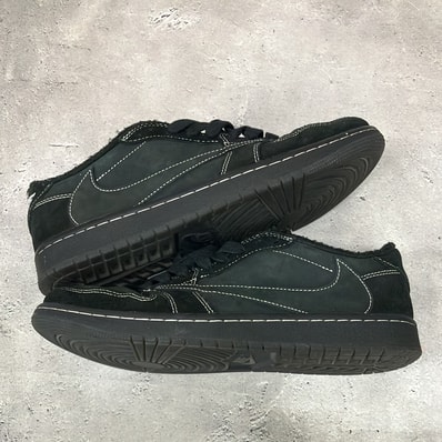 Travis Scott × Nike Air Jordan 1 Low OG SP "Black Phantom"