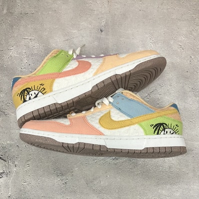 Nike Women's Dunk Low Sun Club "Sail/Sanded Gold/Light Madder Root"