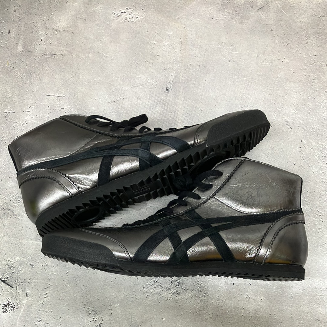 Onitsuka Tiger NIPPON MADE Mexico Mid Runner Deluxe "Gunmetal/Black"