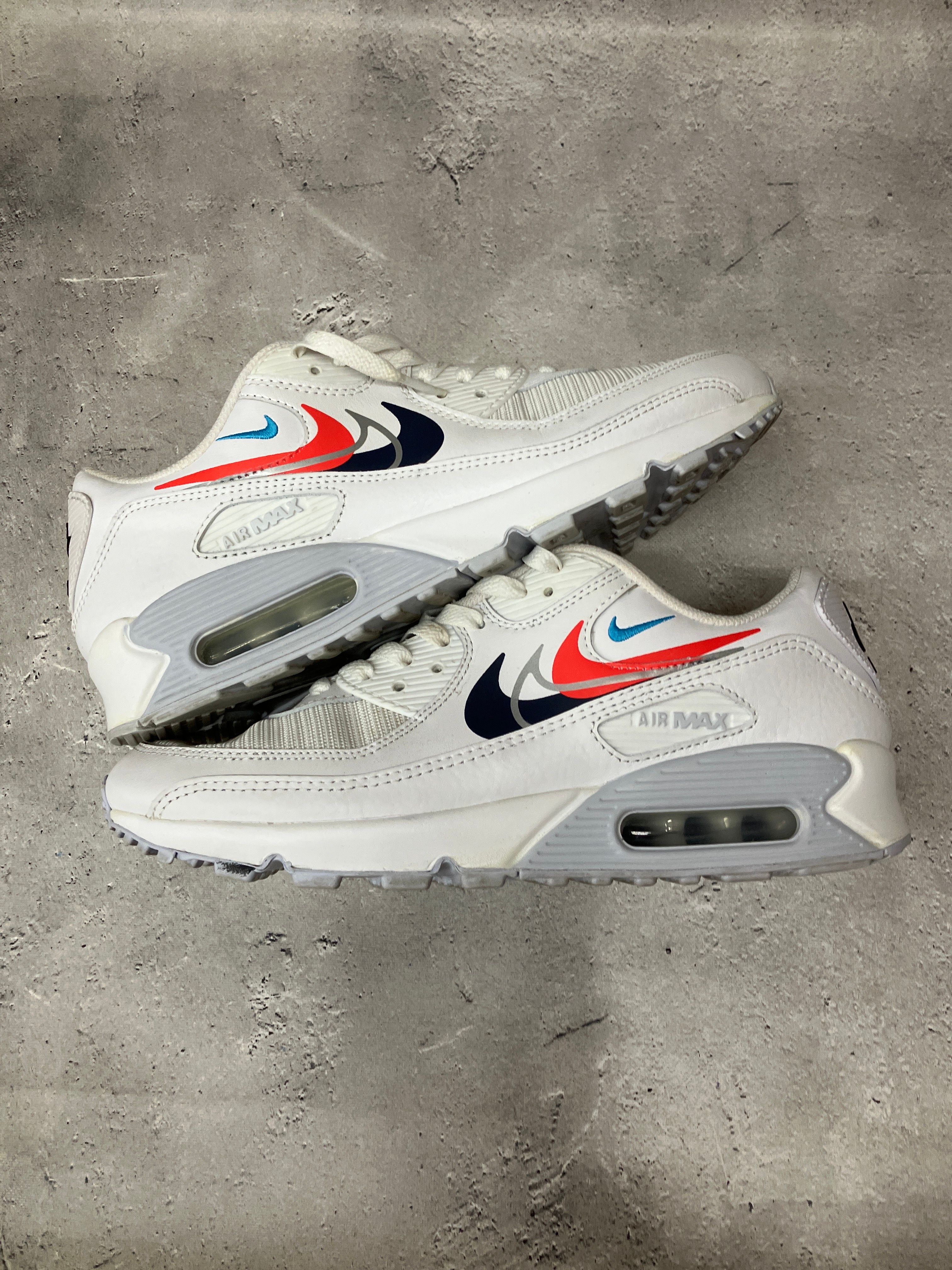 Nike Air Max 90 "White/Bright Crimson"