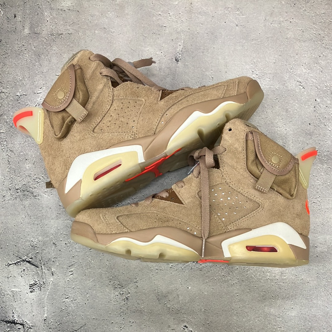 Travis Scott × Nike Air Jordan 6 "British Khaki"