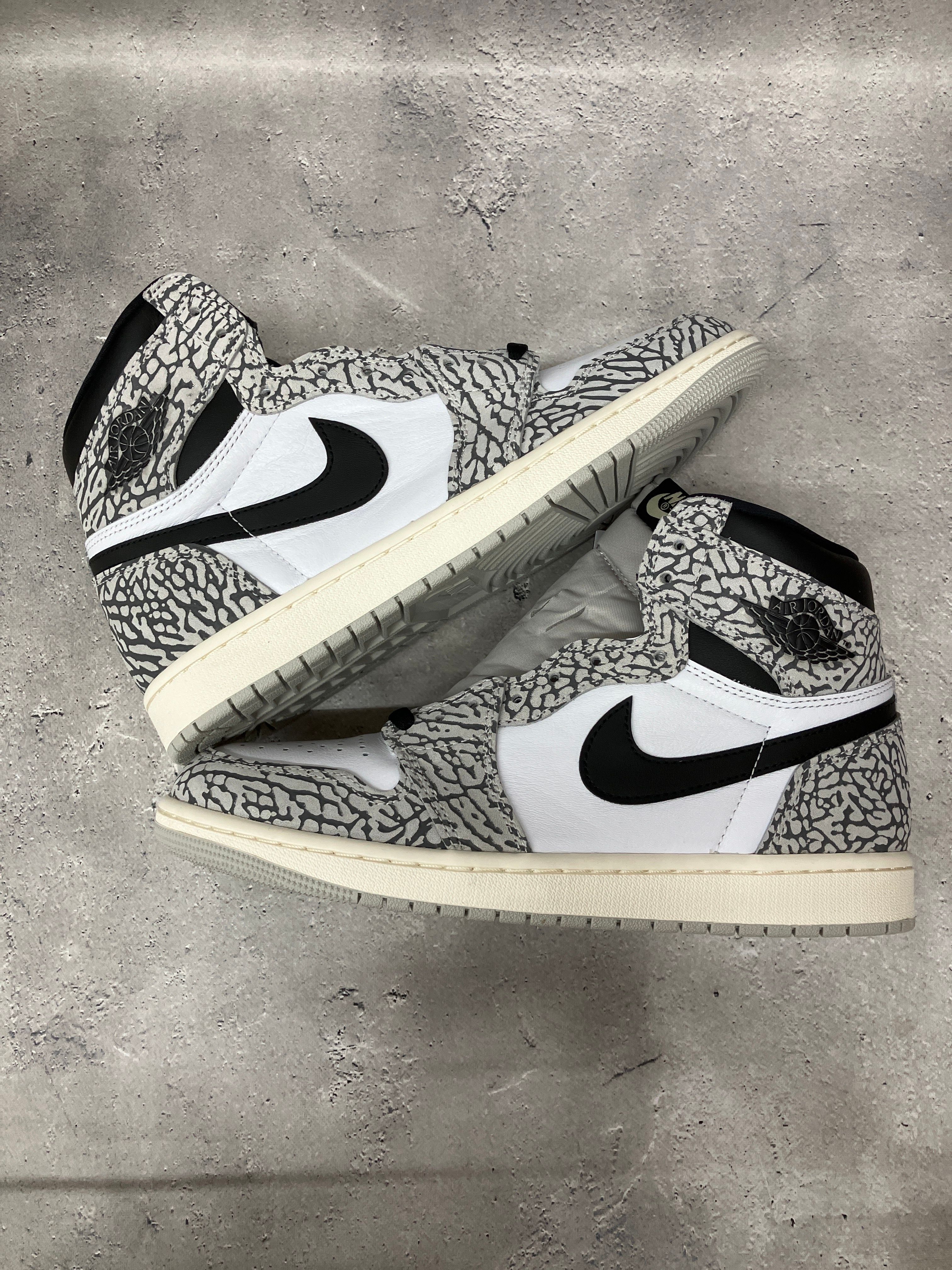 Nike Air Jordan 1 High OG "White Cement/Safari"