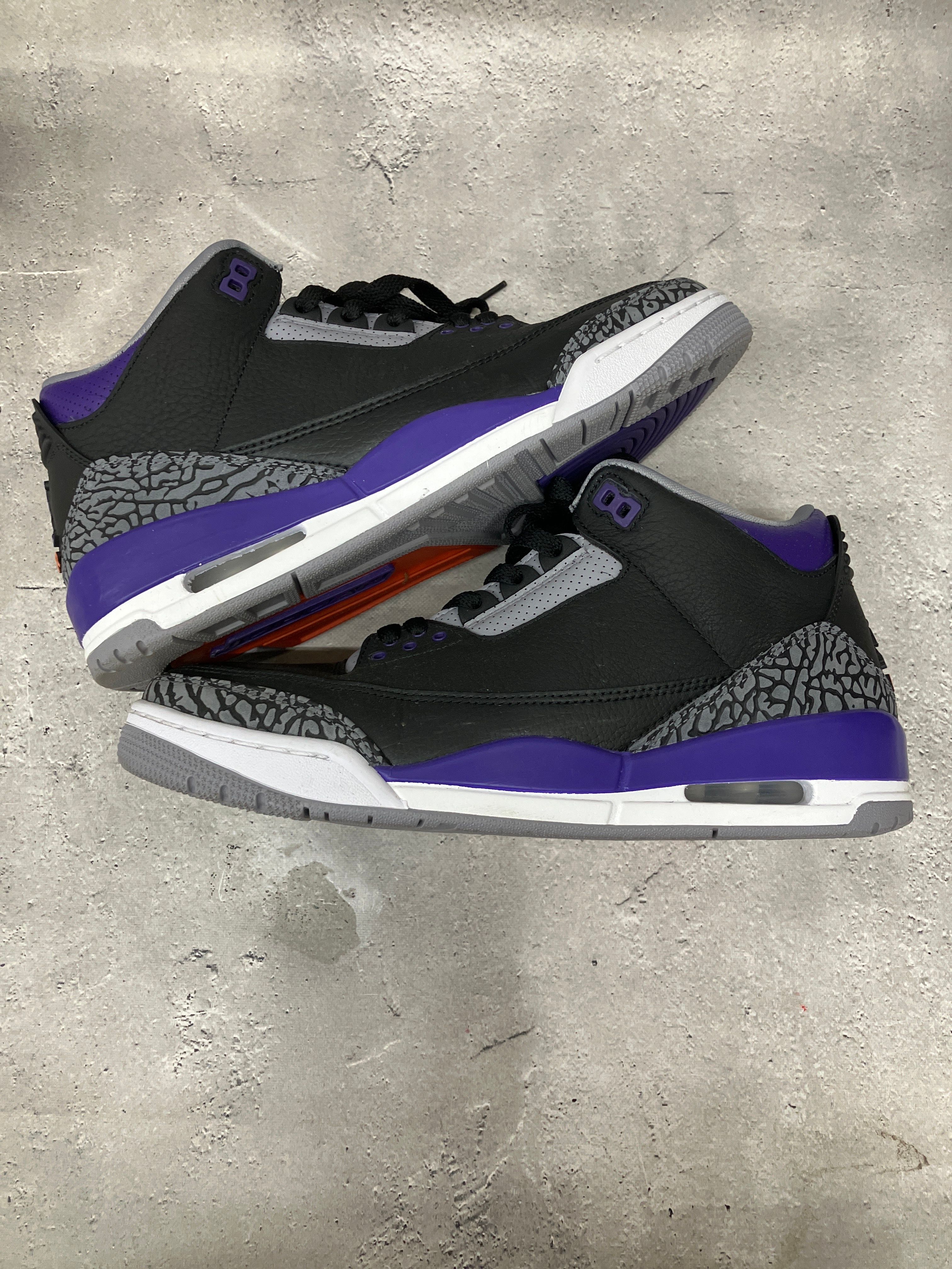 Nike Air Jordan 3 Retro "Black/Court Purple"