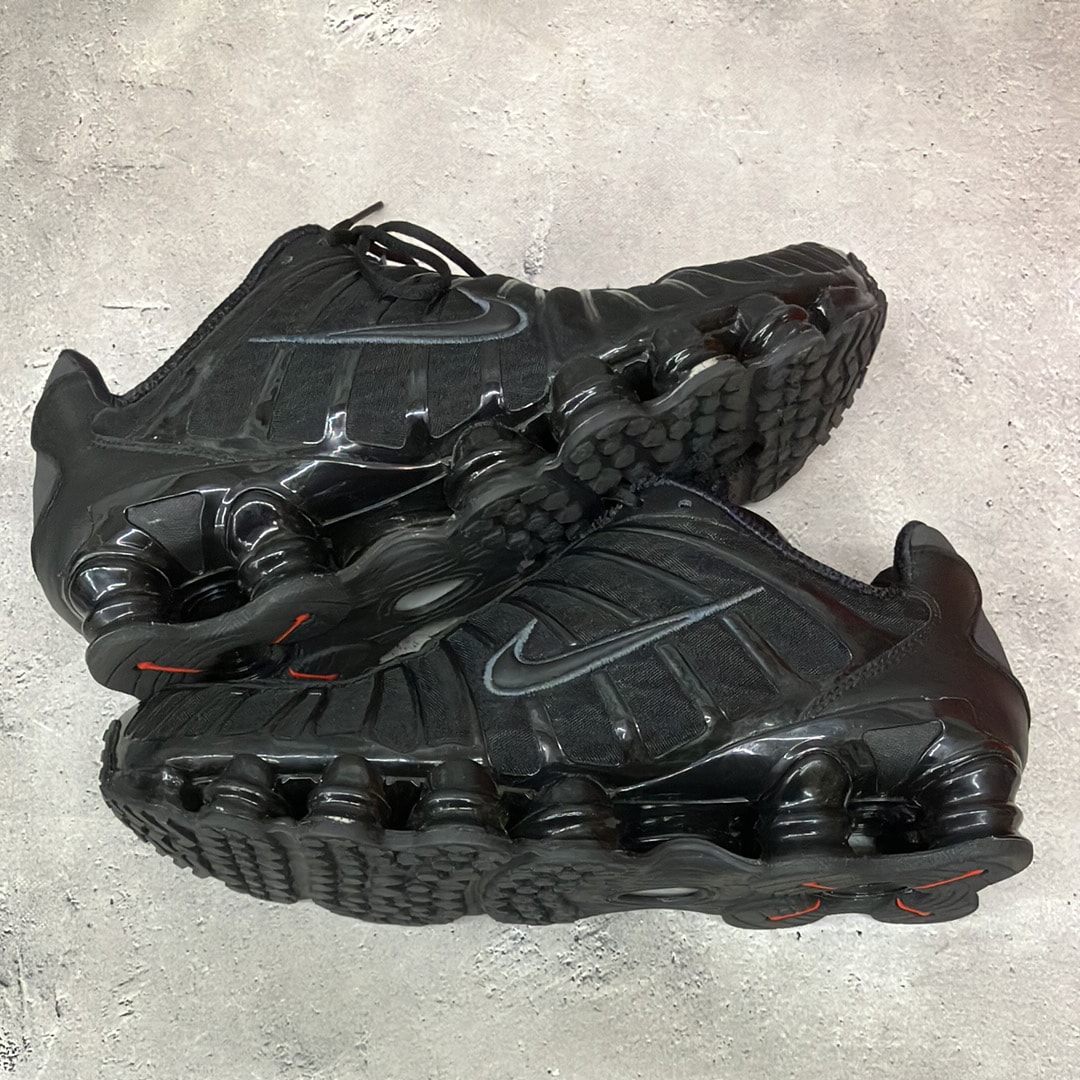 Nike Shox TL "Black/Metallic Hematite/Max Orange/Black"