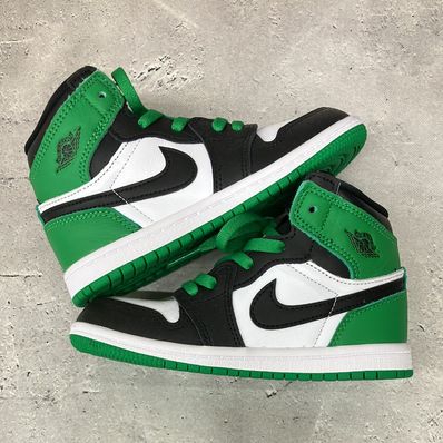 Nike TD Air Jordan 1 Retro High OG "Celtics/Black and Lucky Green" (2023)