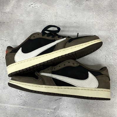 Travis Scott × Nike Air Jordan 1 Low OG SP-T "Black/Dark Mocha"