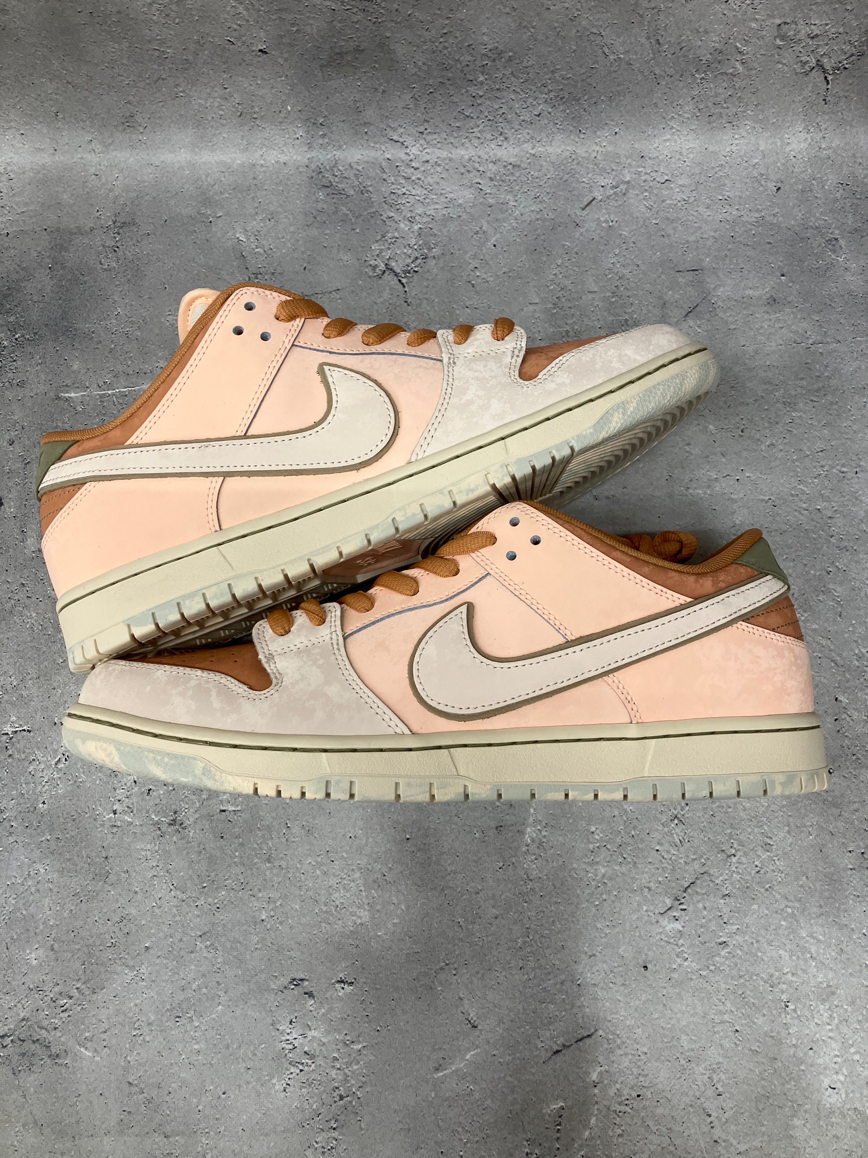 Nike SB Dunk Low Pro PRM "Crimson Tint and Amber Brown/Trocadero Gardens"