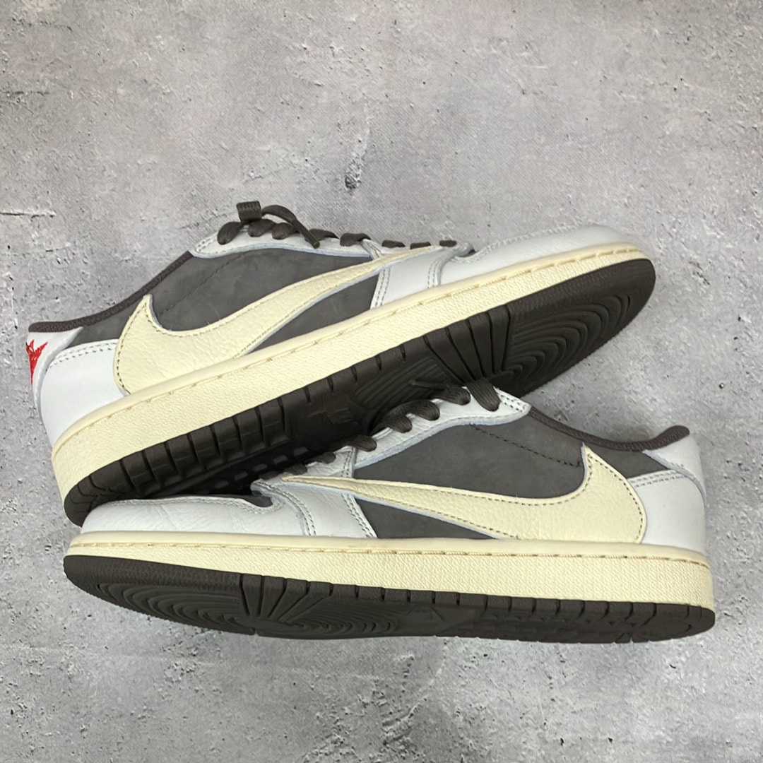 Travis Scott × Nike Air Jordan 1 Low OG SP "Reverse Mocha/Sail and Ridgerock"