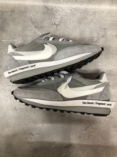 Fragment × sacai × Nike LD Waffle "Light Smoke Grey"