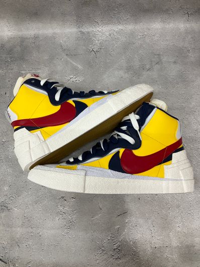 sacai × Nike Blazer Mid "Varsity Maize/Varsity Red"
