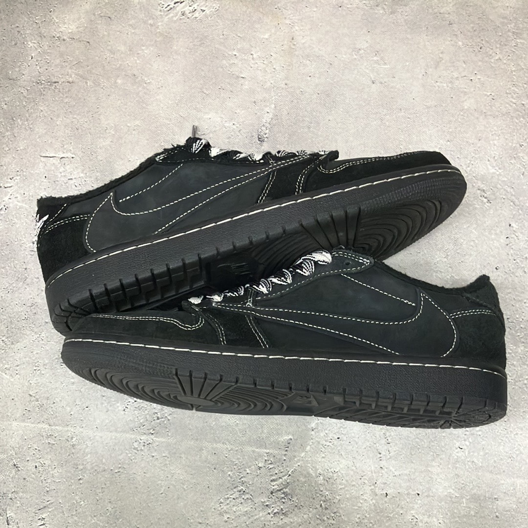 Travis Scott × Nike Air Jordan 1 Low OG SP "Black Phantom"