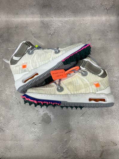 Off-White × Nike Air Force 1 Mid "White"