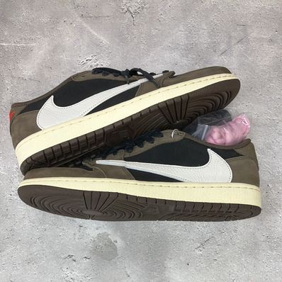 Travis Scott × Nike Air Jordan 1 Low OG SP-T "Black/Dark Mocha"