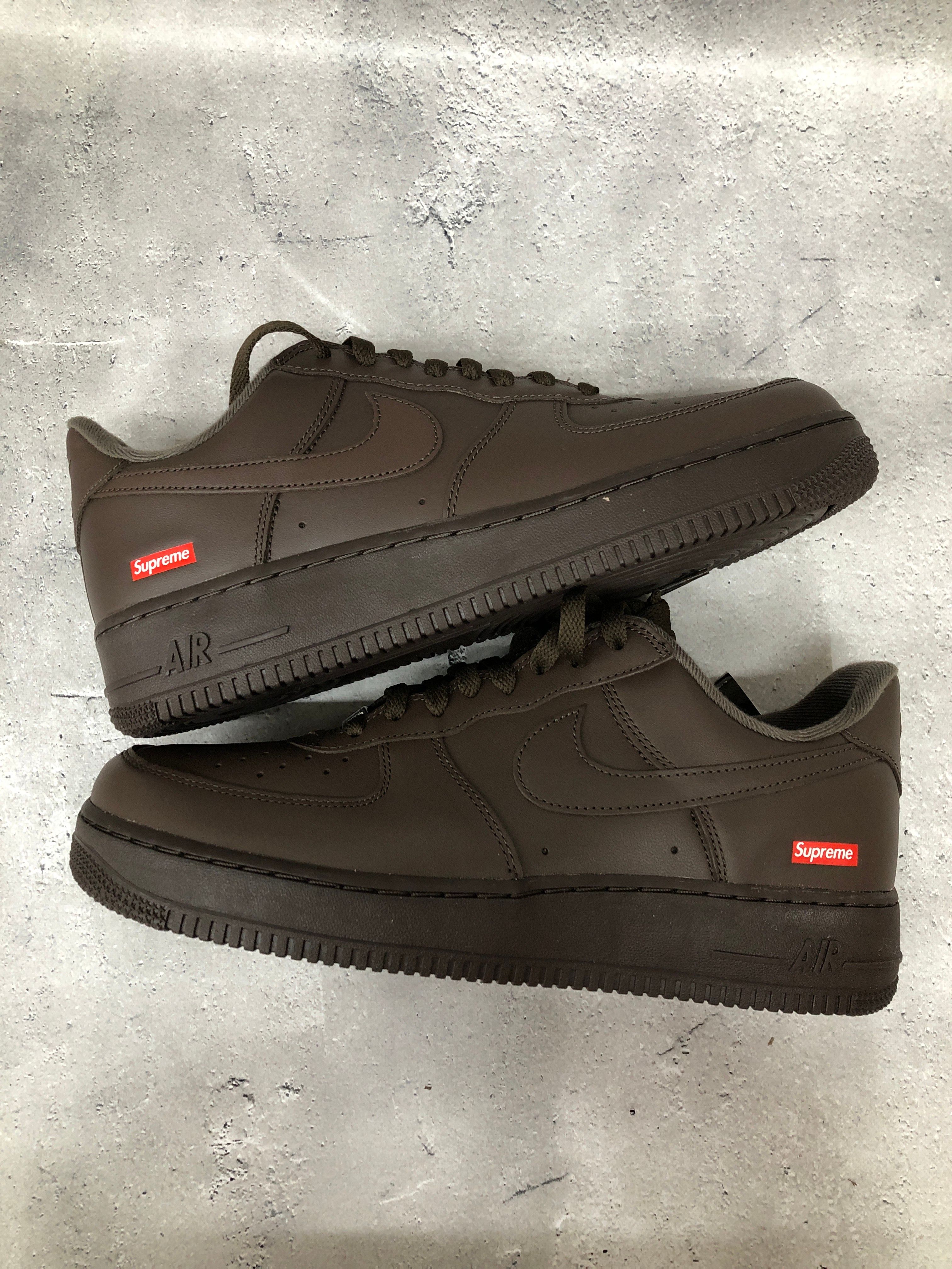 Supreme × Nike Air Force 1 Low "Baroque Brown"