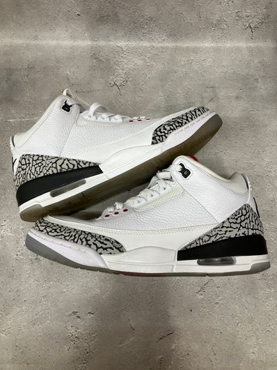 Nike Air Jordan 3 Retro ホワイトセメント 29cm(Nike GS Air Nike Air Jordan 3 Retro ホワイトセメント 29cm(Nike GS Air