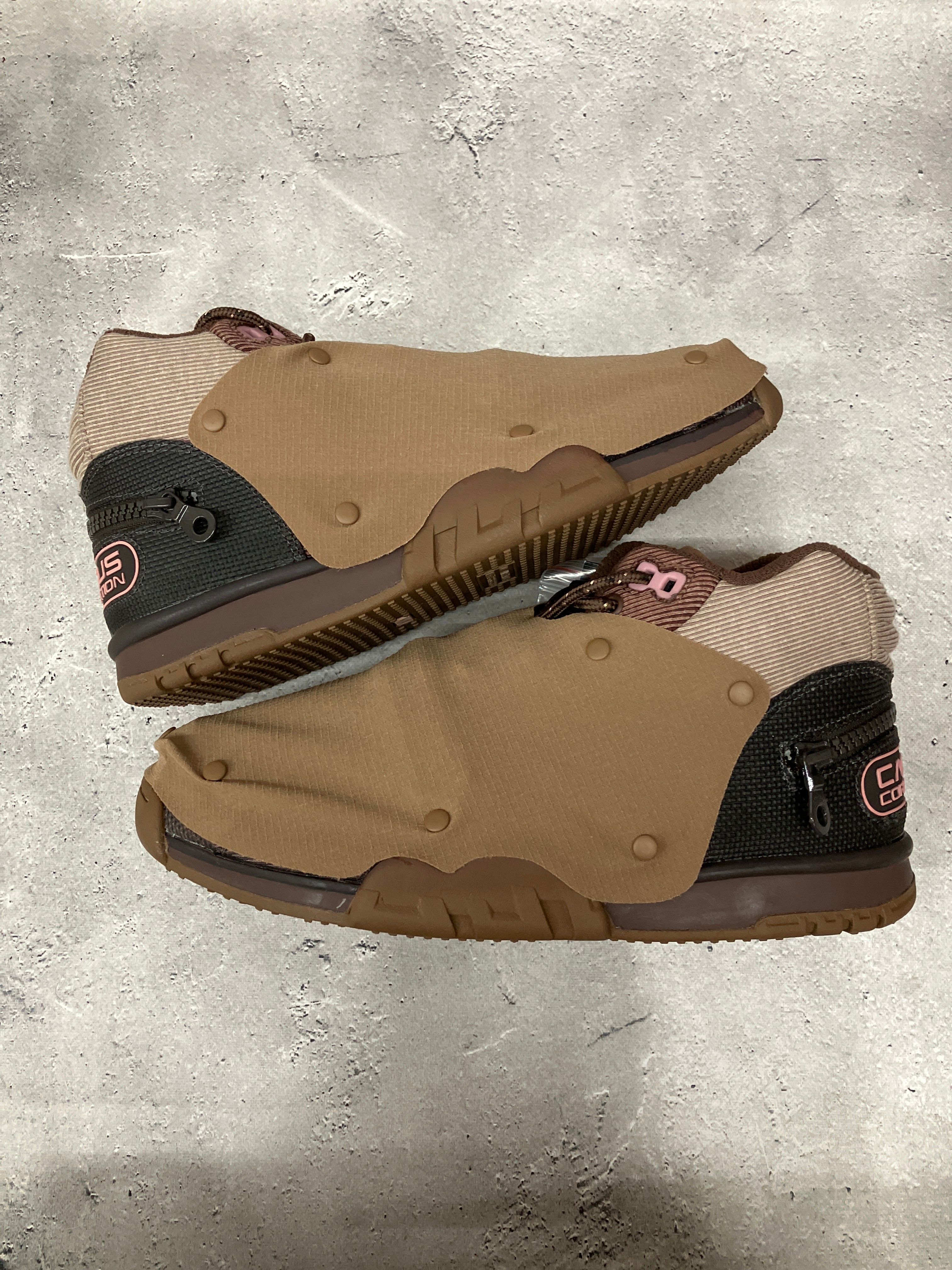 Travis Scott x Nike Air Trainer 1 SP "Archaeo Brown and Rust Pink"