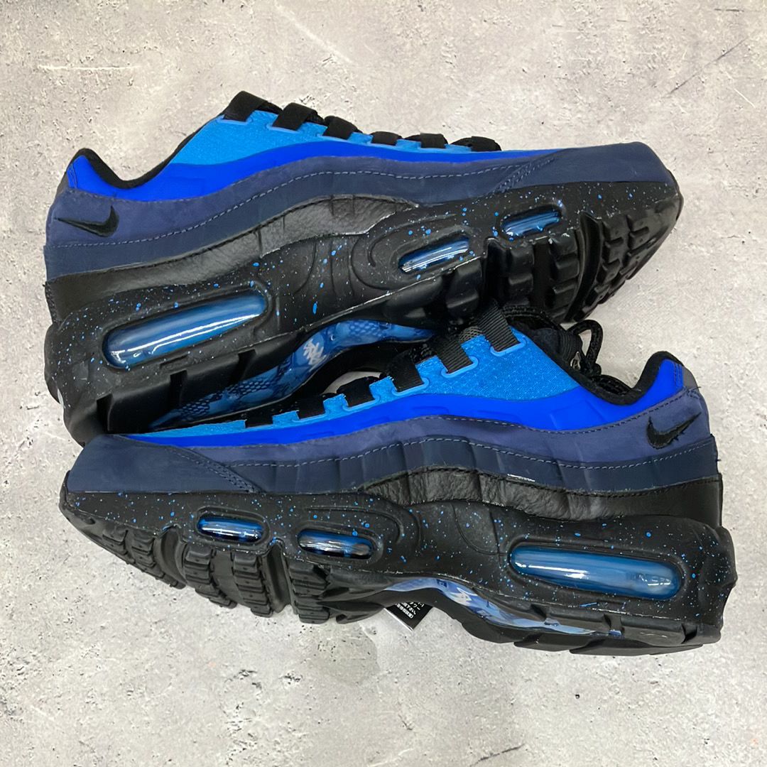 Stash × Nike Air Max 95 "Black and Harbor Blue" (2024)