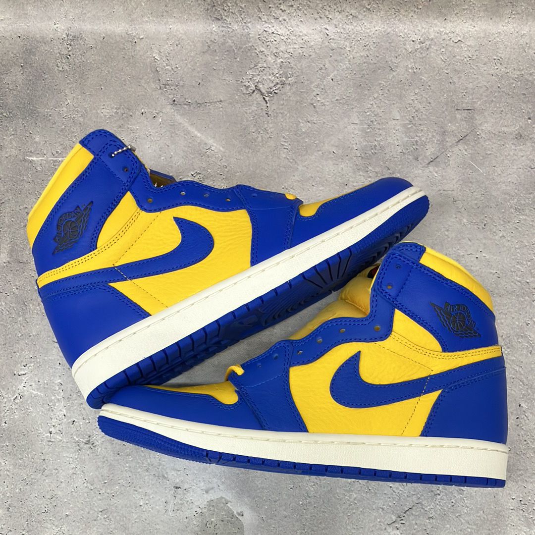 Nike Women's Air Jordan 1 High OG "Game Royal and Varsity Maize"