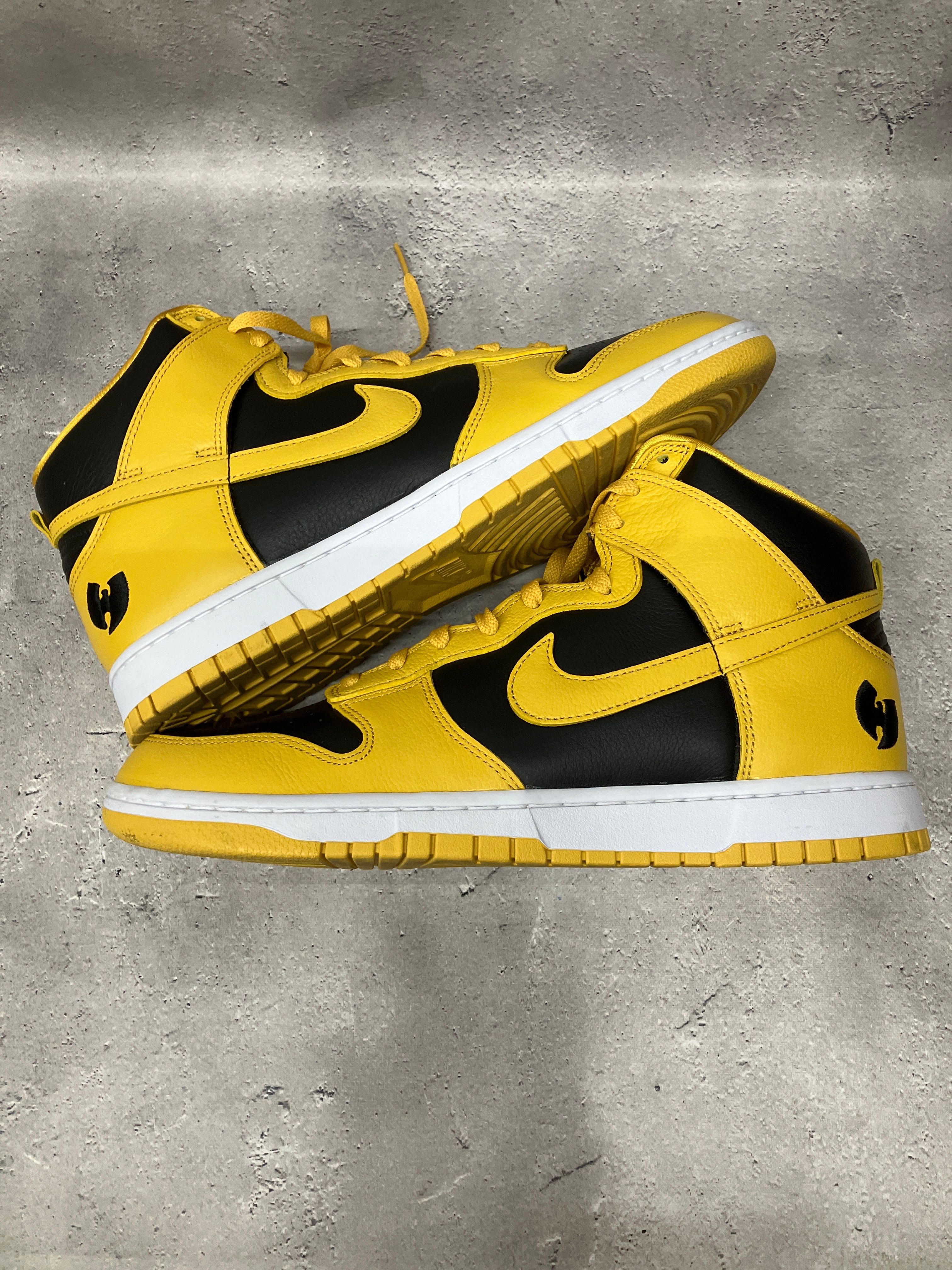 Wu-Tang Clan × Nike Dunk High Retro PRM "Black and Pollen"