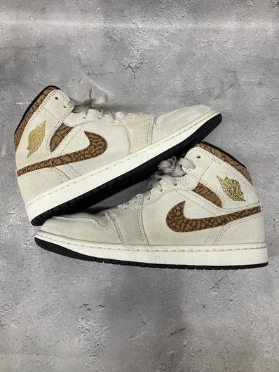 Nike Air Jordan 1 Mid SE "Brown Elephant/Safari"