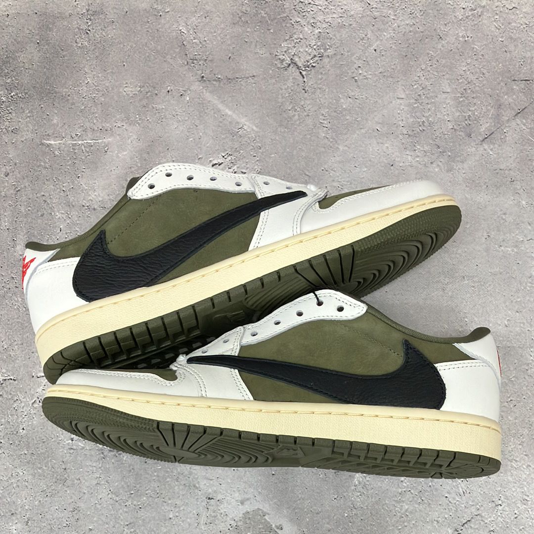Travis Scott × Nike Air Jordan 1 Low OG SP "Reverse Olive"