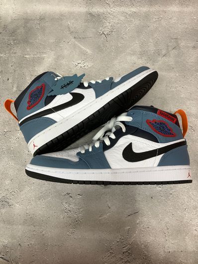 FACETASM × Nike Air Jordan 1 Mid "White/Navy"