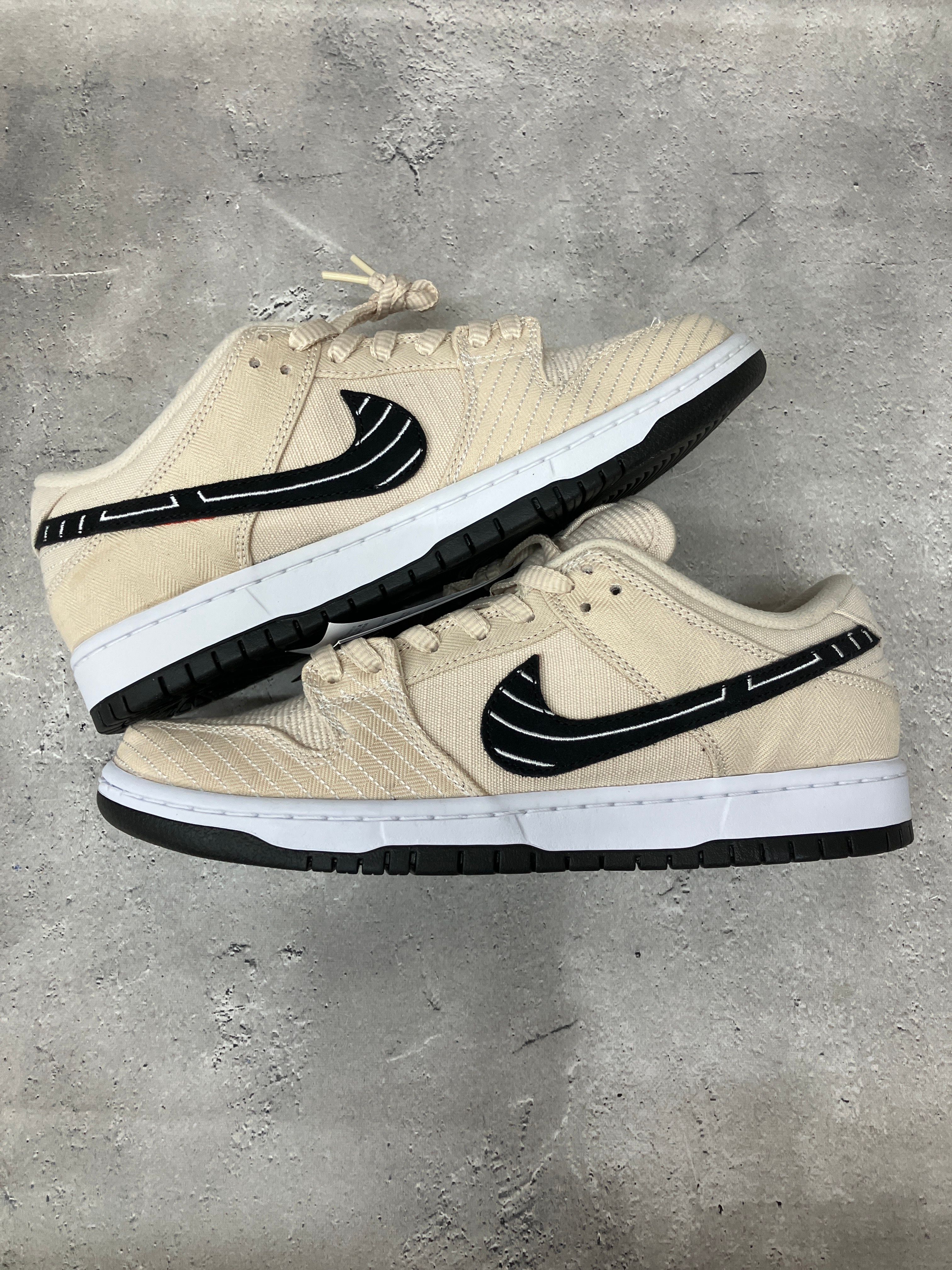 Albino & Preto × Nike SB Dunk Low Pro QS "Pearl White"