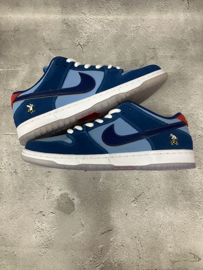 Why So Sad? × Nike SB Dunk Low "Coastal Blue/Speed Yellow-University Red"