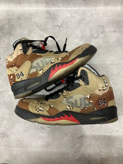 Supreme × Nike Air Jordan 5 Retro "Desert Camo"