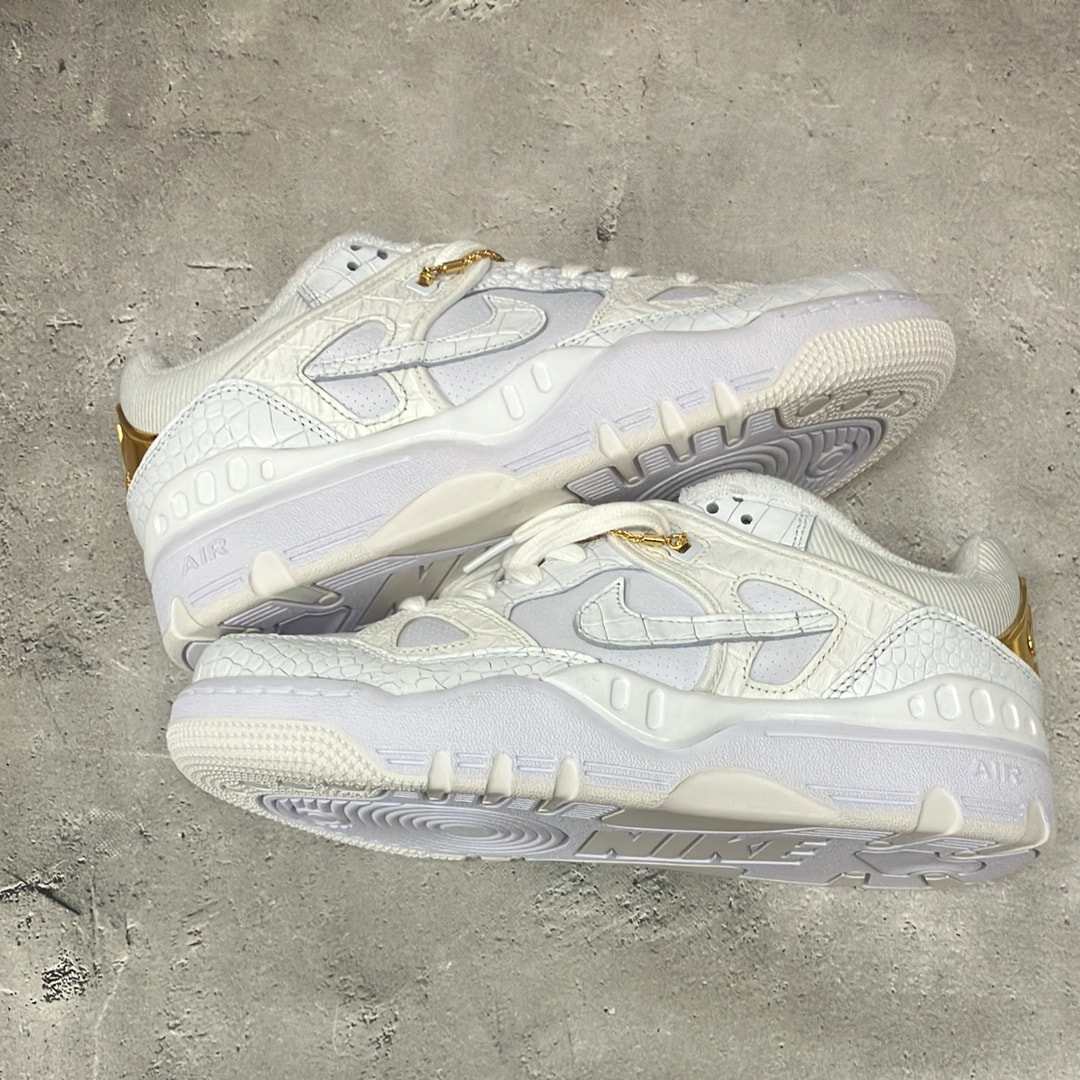 NIGO® × Nike Air Force 3 Low SP "White/Metallic Gold" (OGIN Heel Logo)