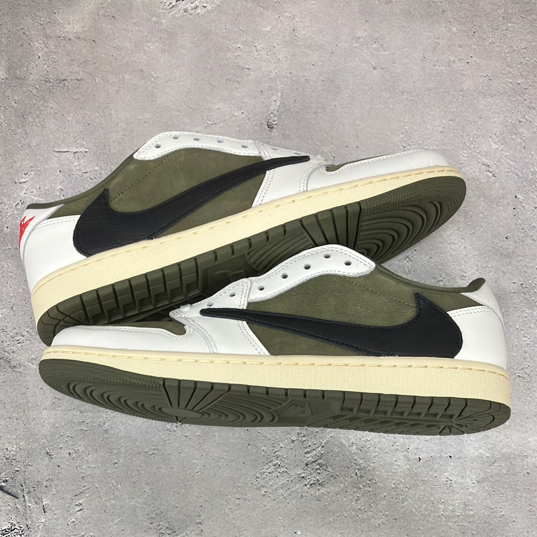Travis Scott × Nike Air Jordan 1 Low OG SP "Reverse Olive"