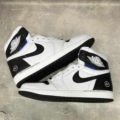 fragment design × UNION × Nike Air Jordan 1 Retro High OG "Black/White"