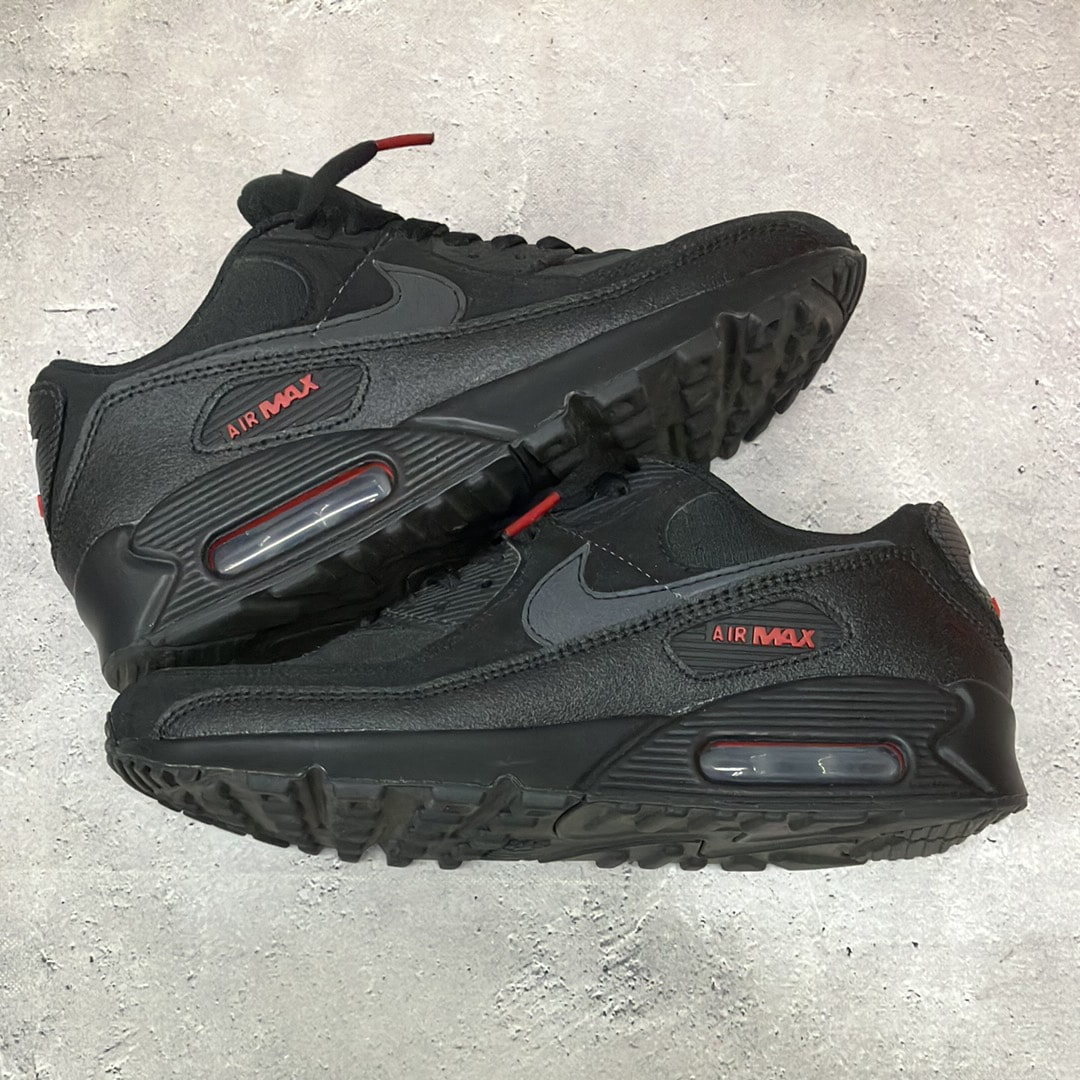 Nike Air Max 90 "Black/Sports Red/White"