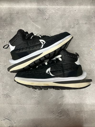 Jean-Paul Gaultier × sacai × Nike Vapor Waffle "Black/Black-White"