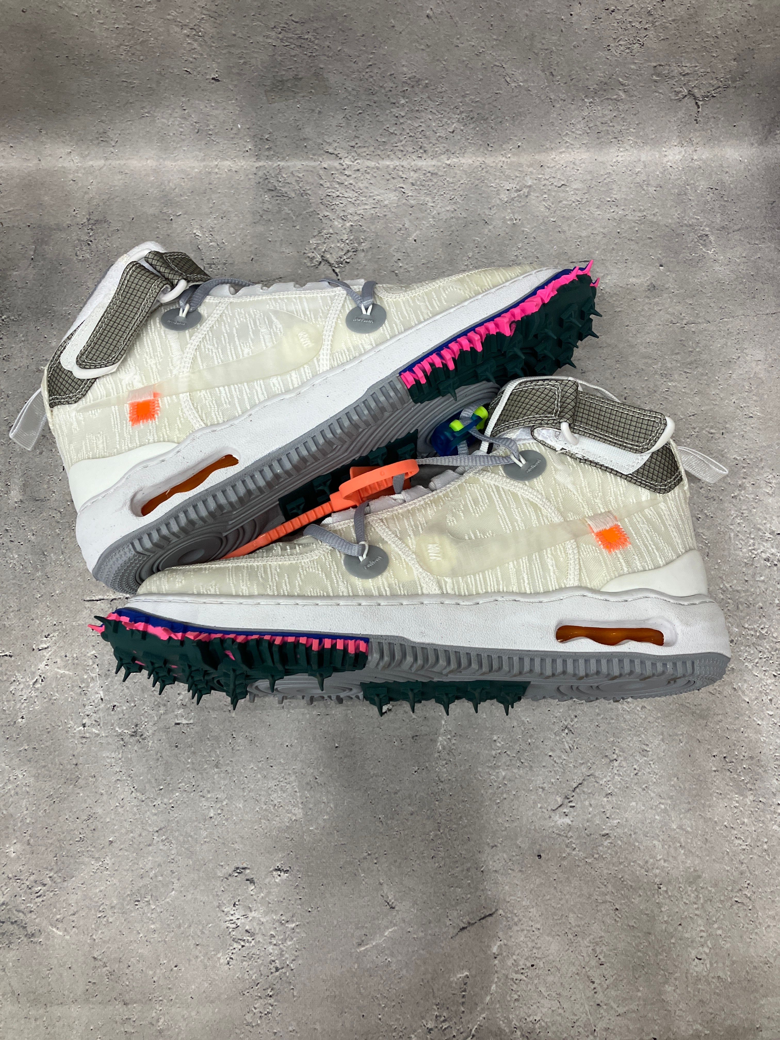 Off-White × Nike Air Force 1 Mid "White"