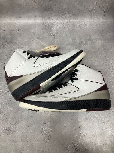 A Ma Maniere × Nike Air Jordan 2 "Airness/Sail and Burgundy"