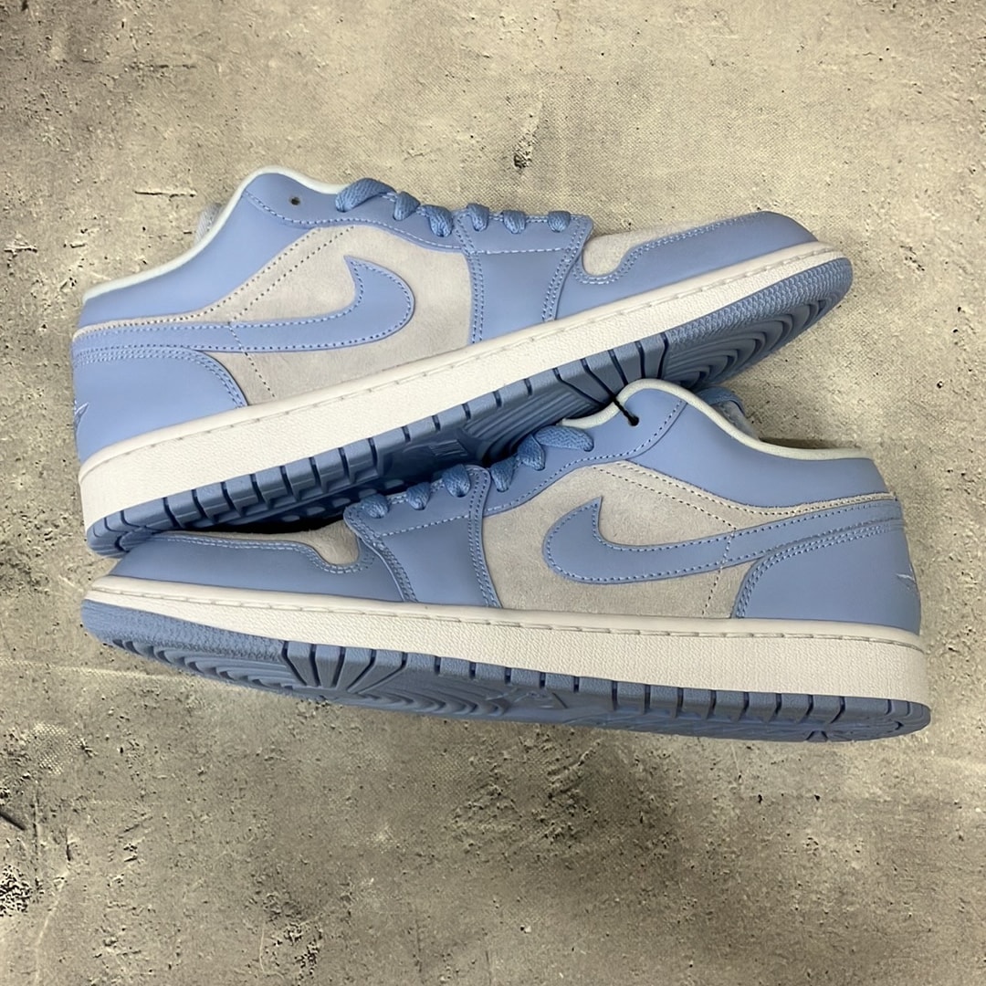 Nike Women's Air Jordan 1 Low "Football Grey/Aluminum/White"