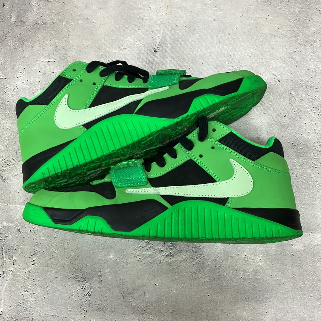Travis Scott × Nike Jordan Jumpman Jack CJ1 T-Rexx "Green Spark"