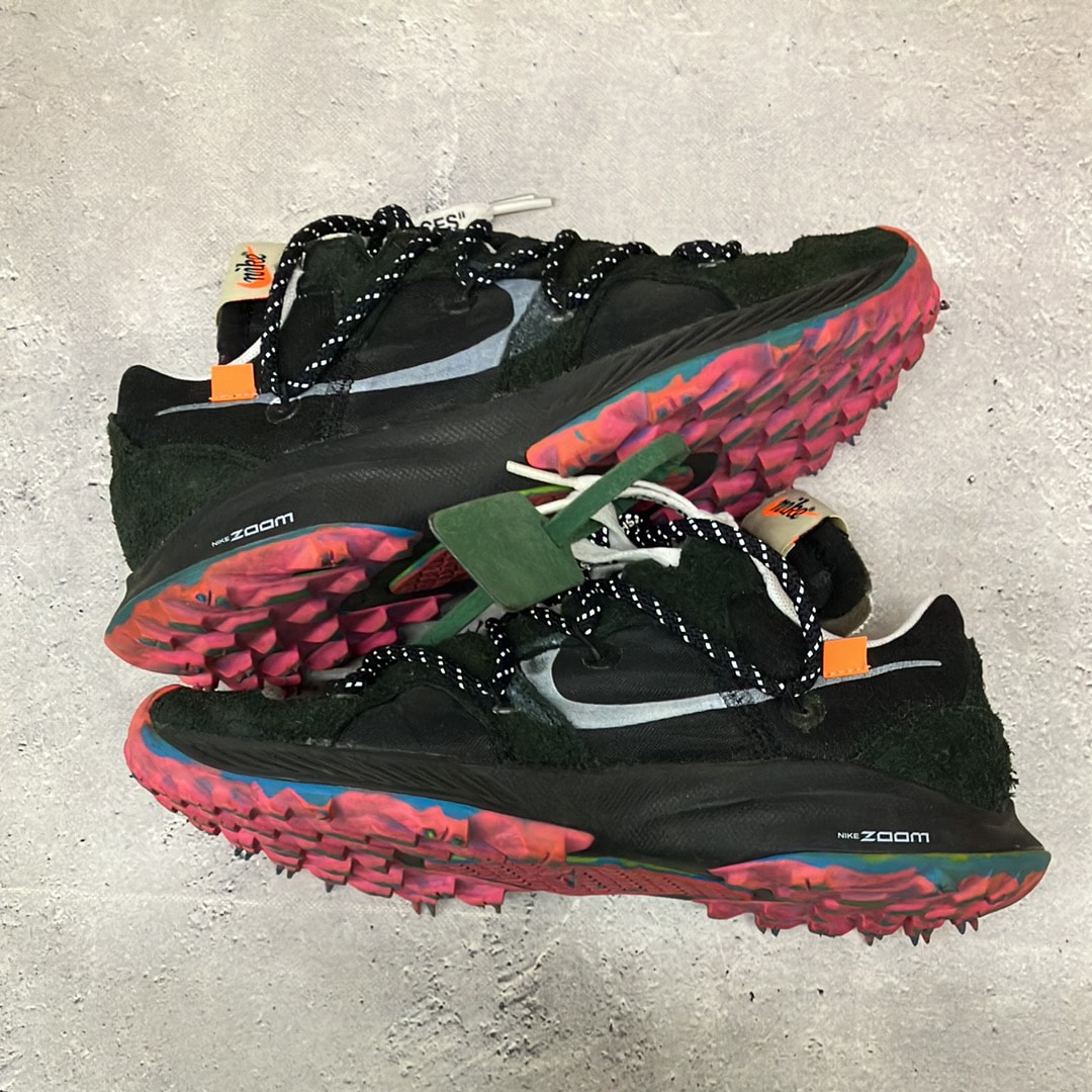Off-White × Nike Women's Zoom Terra Kiger 5 "Black"