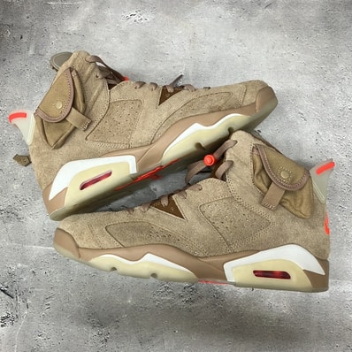Travis Scott × Nike Air Jordan 6 "British Khaki"
