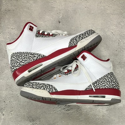 Nike GS Air Jordan 3 "Cardinal Red"