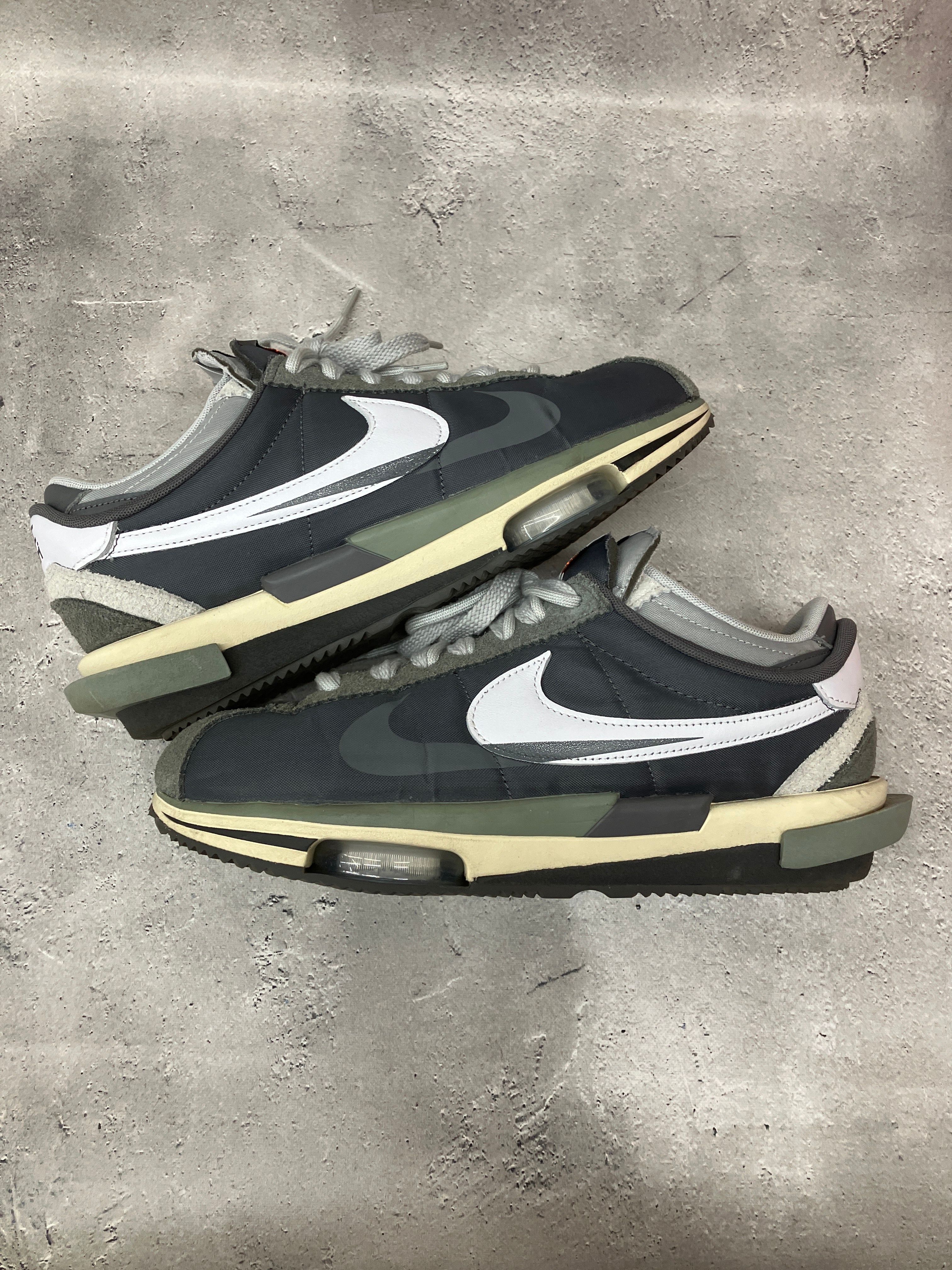 sacai × Nike Zoom Cortez "Iron Grey"