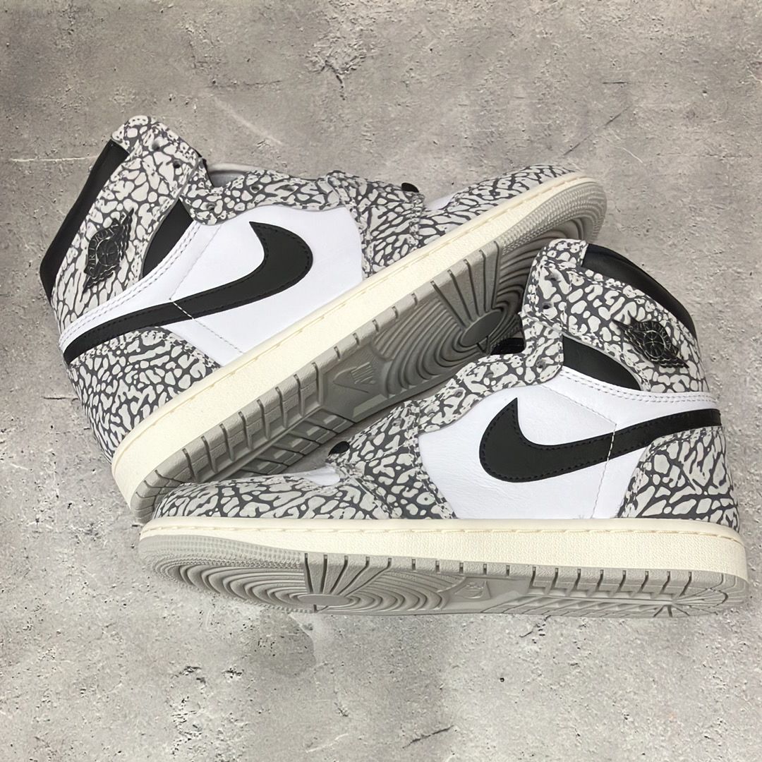 Nike Air Jordan 1 High OG "White Cement/Safari"