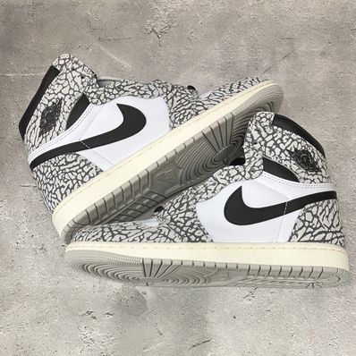 Nike Air Jordan 1 High OG "White Cement/Safari"