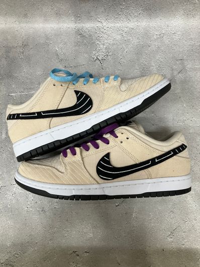 Albino & Preto × Nike SB Dunk Low Pro QS "Pearl White"