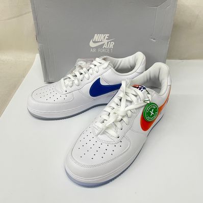 KITH × Nike Air Force 1 Low "White/Rush Blue/White/Brilliant Orange"