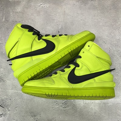 Ambush × Nike Dunk High "Flash Lime"