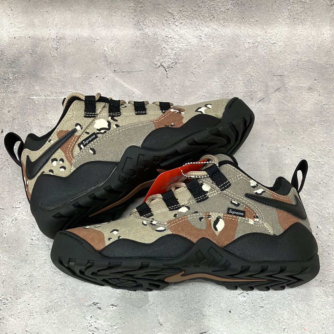Supreme × Nike SB Darwin Low "Desert Camo"