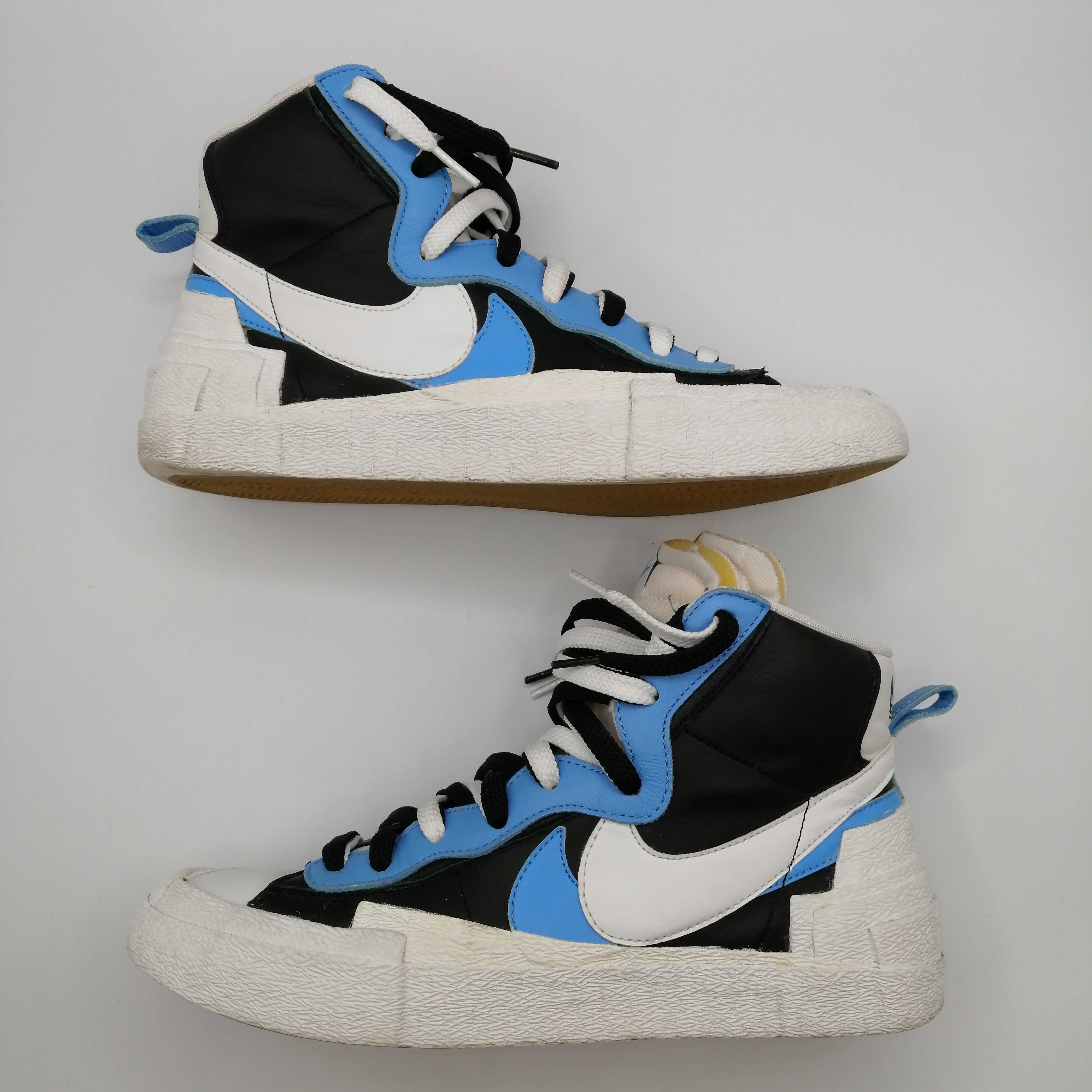 sacai × NIKE BLAZER MID "BLACK / BLUE"